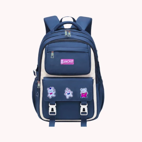 Kids Backpack Children School Bags Waterproof Primary Schoolbag (blue)